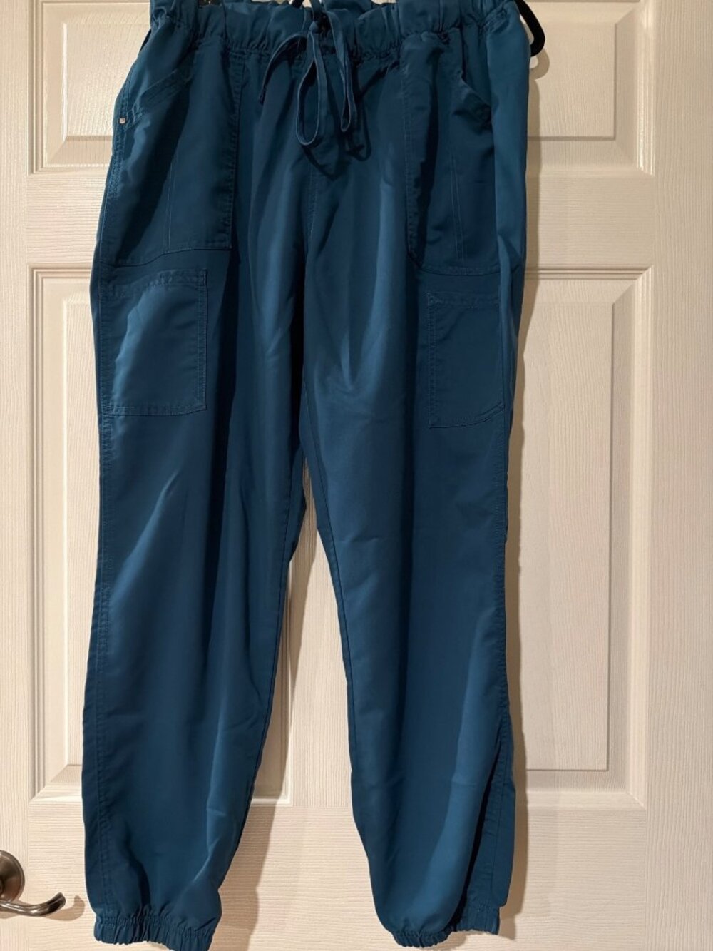 Scrubstar Unisex Scrub Pants XL Deep Slate Blue Elastic Waist Drawstring Pockets